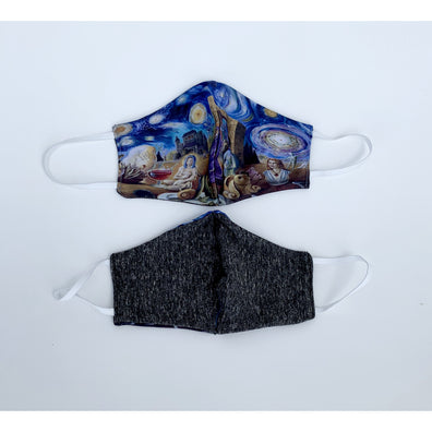 "Dream of the Common Man" Face Mask - Constantino Artwork inspired by the artistry of Anton Brzezinski